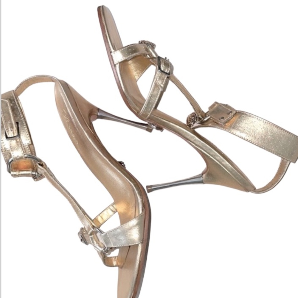 BRIDGET➕Strappy Charm Embellished Stilettos